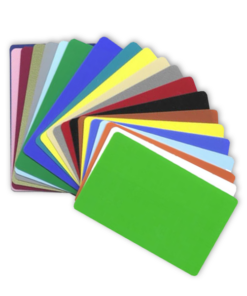 Tarjetas de PVC de colores