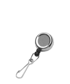 Yo-Yo metálico cromado con clip bulldog